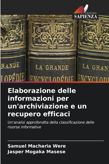 Elaborazione delle informazioni per un’archiviazione e un recupero efficaci