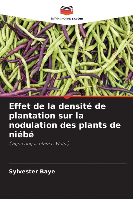 Effet de la densité de plantation sur la nodulation des plants de niébé