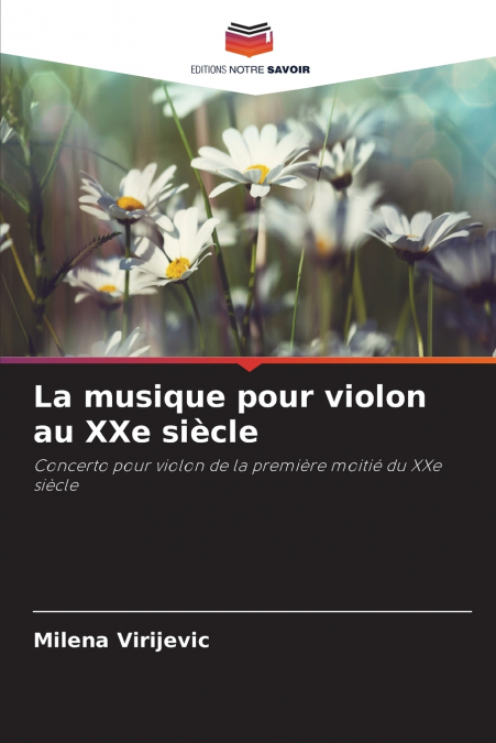 La musique pour violon au XXe siècle