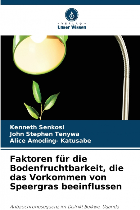 Faktoren für die Bodenfruchtbarkeit, die das Vorkommen von Speergras beeinflussen
