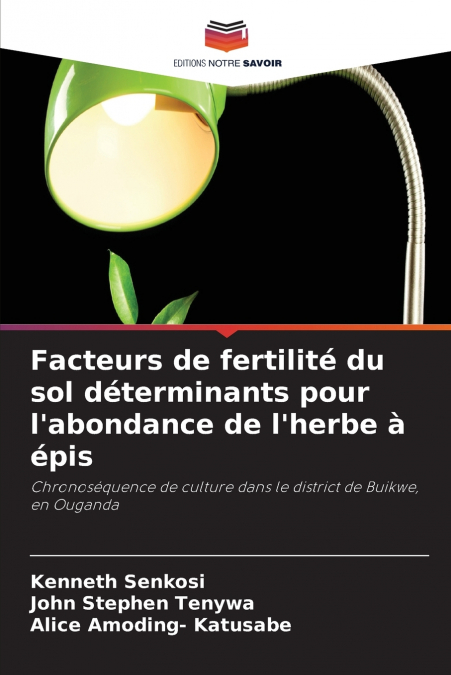 Facteurs de fertilité du sol déterminants pour l’abondance de l’herbe à épis