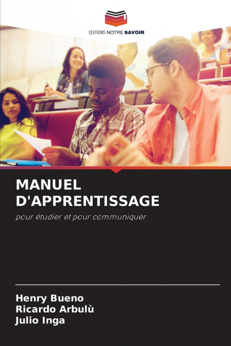 MANUEL D’APPRENTISSAGE