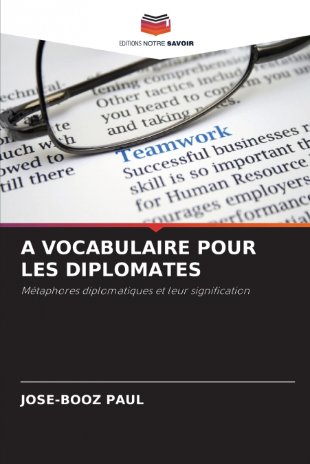 A VOCABULAIRE POUR LES DIPLOMATES