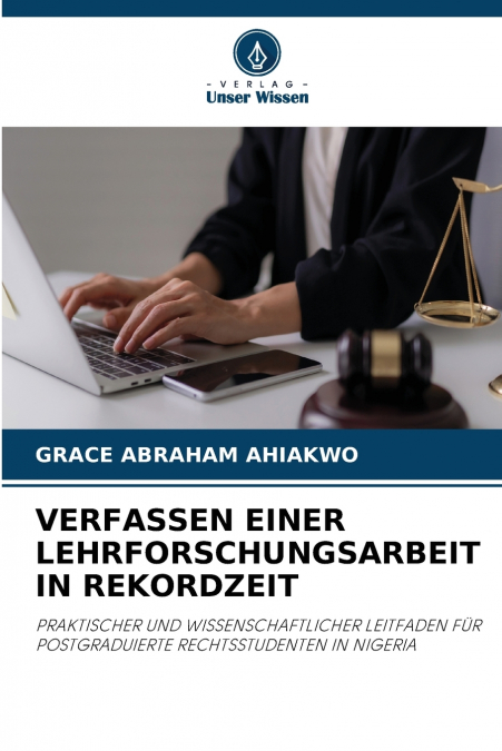 VERFASSEN EINER LEHRFORSCHUNGSARBEIT IN REKORDZEIT