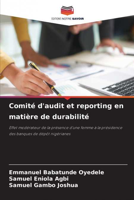 Comité d’audit et reporting en matière de durabilité