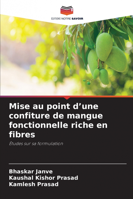 Mise au point d’une confiture de mangue fonctionnelle riche en fibres