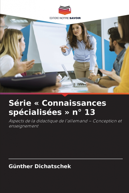 Série  Connaissances spécialisées  n° 13