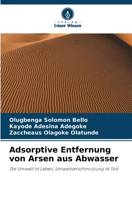 Adsorptive Entfernung von Arsen aus Abwasser