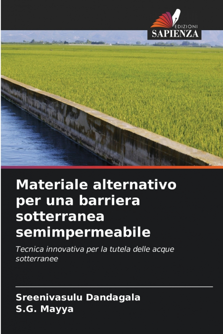 Materiale alternativo per una barriera sotterranea semimpermeabile