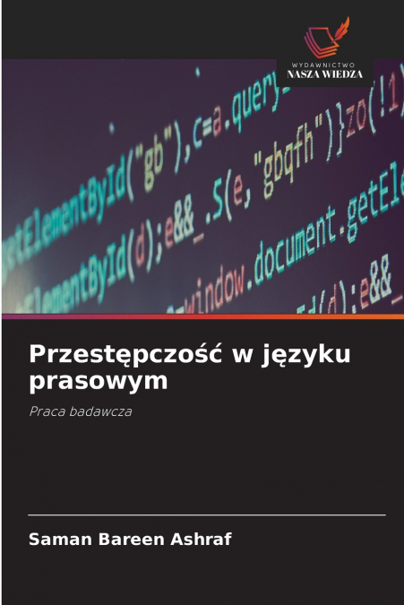 Przestępczość w języku prasowym