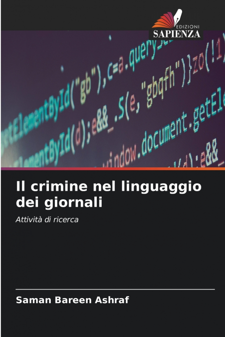 Il crimine nel linguaggio dei giornali