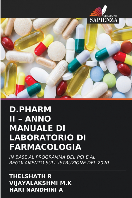 D.PHARM II - ANNO MANUALE DI LABORATORIO DI FARMACOLOGIA