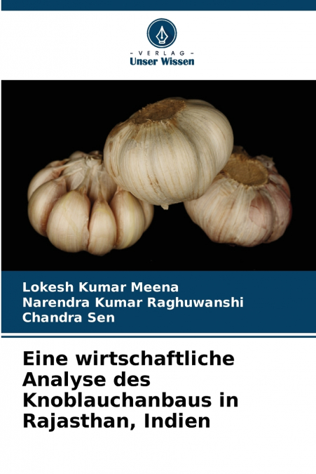 Eine wirtschaftliche Analyse des Knoblauchanbaus in Rajasthan, Indien