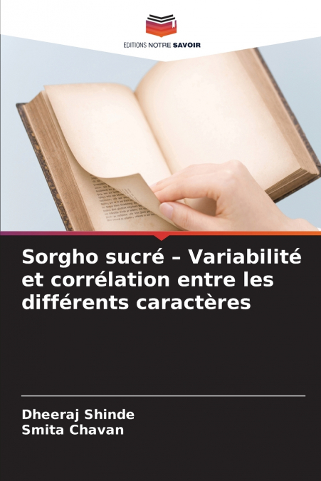 Sorgho sucré - Variabilité et corrélation entre les différents caractères