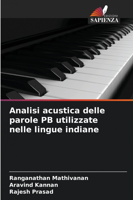 Analisi acustica delle parole PB utilizzate nelle lingue indiane