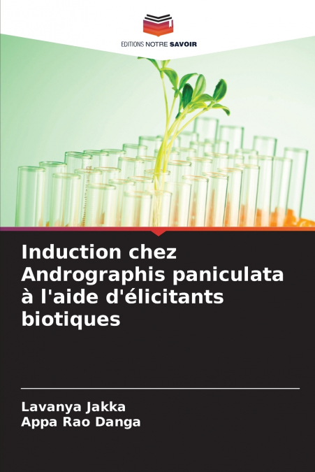 Induction chez Andrographis paniculata à l’aide d’élicitants biotiques