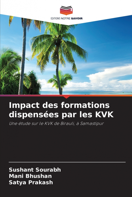 Impact des formations dispensées par les KVK