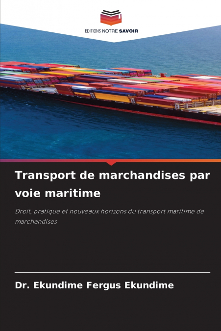 Transport de marchandises par voie maritime
