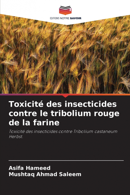 Toxicité des insecticides contre le tribolium rouge de la farine
