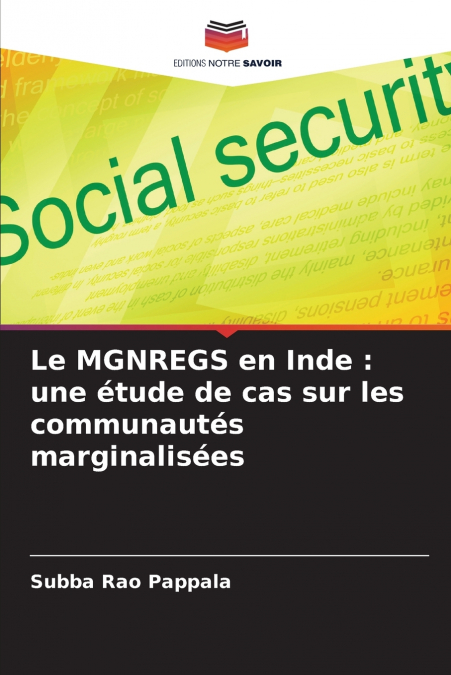 Le MGNREGS en Inde