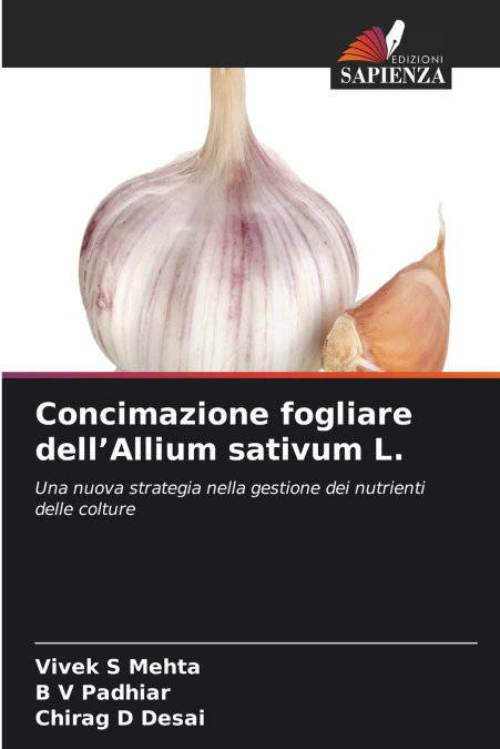 Concimazione fogliare dell’Allium sativum L.