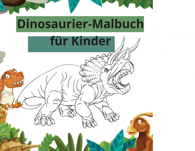 dinosaurier coloeing buch für kinder