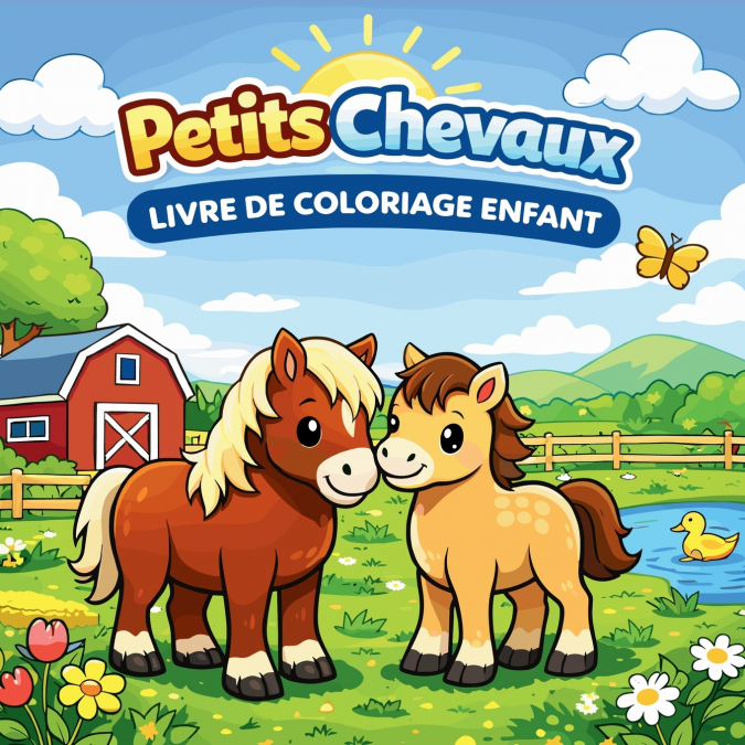 Petits Chevaux - Livre de Coloriage Enfant