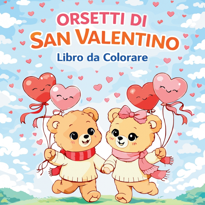 Orsetti di San Valentino - Libro da colorare