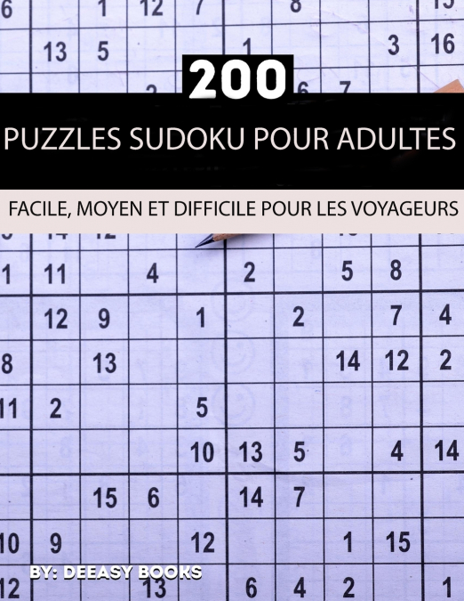 Puzzles sudoku pour adultes