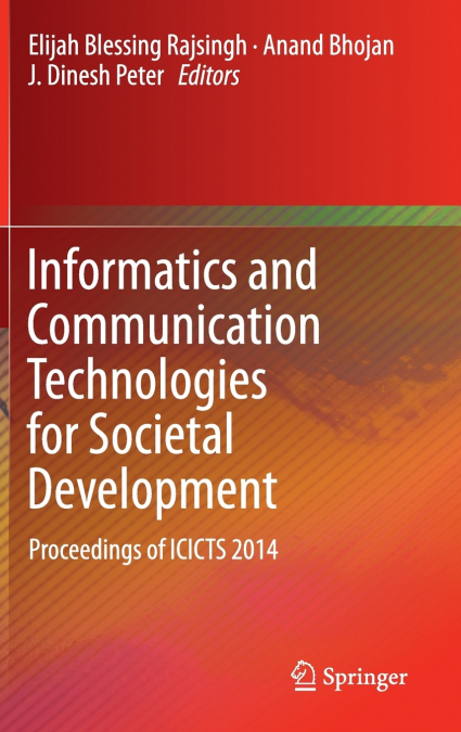 Informatics and Communication Technologies for Societal Development