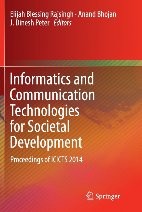 Informatics and Communication Technologies for Societal Development