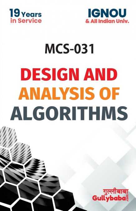MCS-031 Design And Analysis Of Algorithm