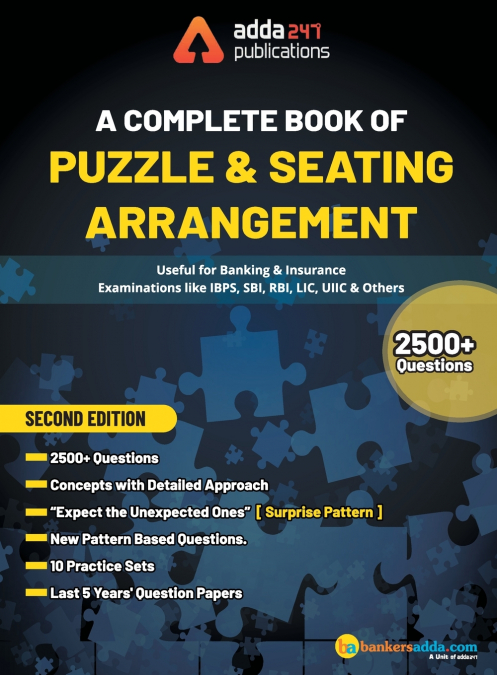 A Complete Book of Puzzles & Seating Arrangement (Second Printed English Edition)