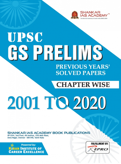 UPSC GS Prelims Previous years solved paper chapter wise 2001 to 2020