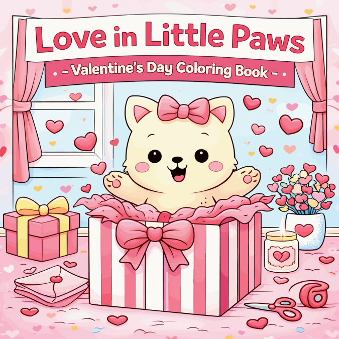 Love in Little Paws - Valentine’s Day Coloring Book