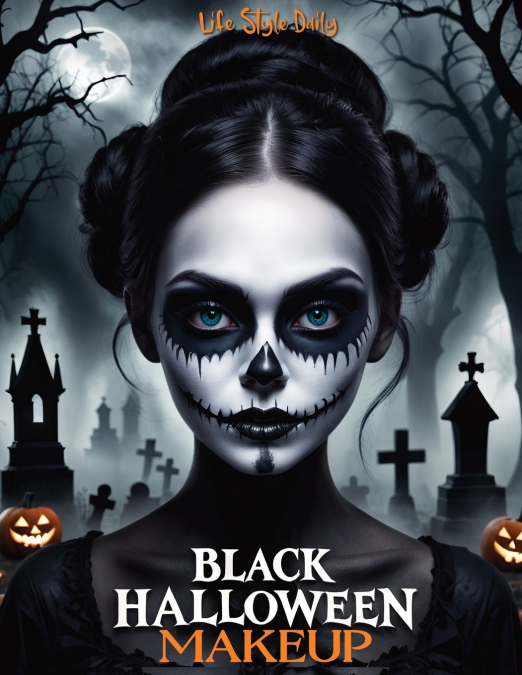 Black Halloween Makeup