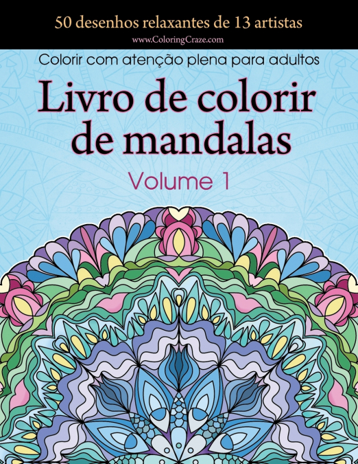 Livro de colorir de mandalas