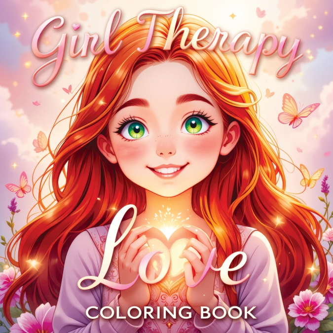 Girl Therapy Love Coloring Book