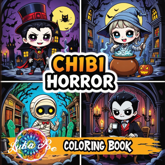 Chibi Coloring Book Horror