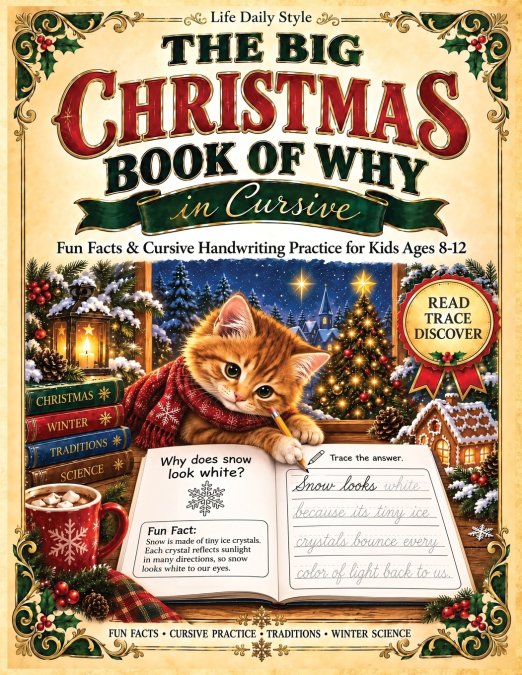 The Big Christmas Book of Why in Cursive