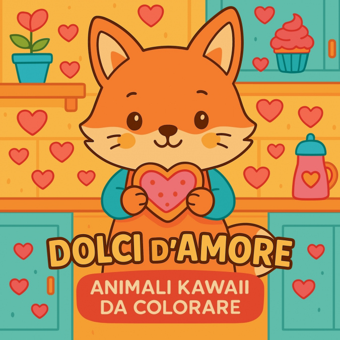 Dolci d’amore - Animali kawaii da colorare