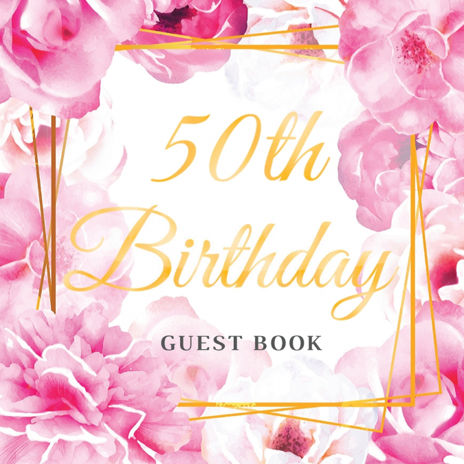 50th Birthday Guest Book