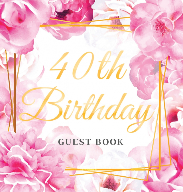 40th Birthday Guest Book