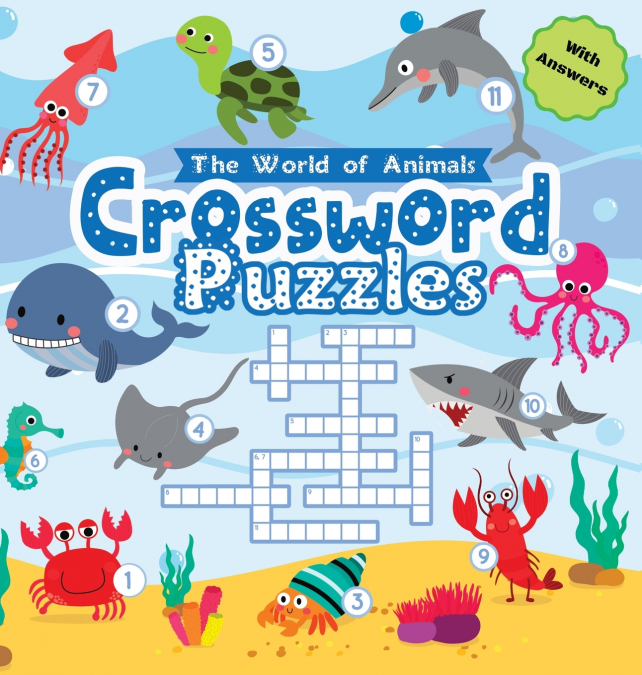 World of Animals Crossword Puzzles for Young Children