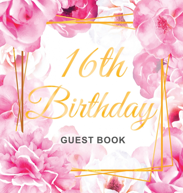 Sweet Sixteen Birthday Guest Book