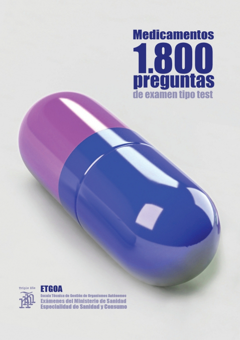 Medicamentos 1800 preguntas de examen tipo test