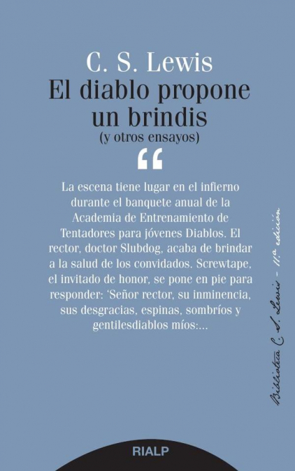 El diablo propone un brindis
