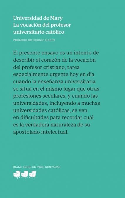 La vocación del profesor universitario católico