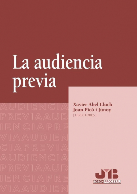 La audiencia previa