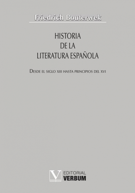Historia de la literatura española